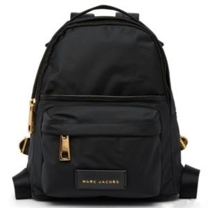 Marc Jacobs Nylon Varsity Mini Backpack - black